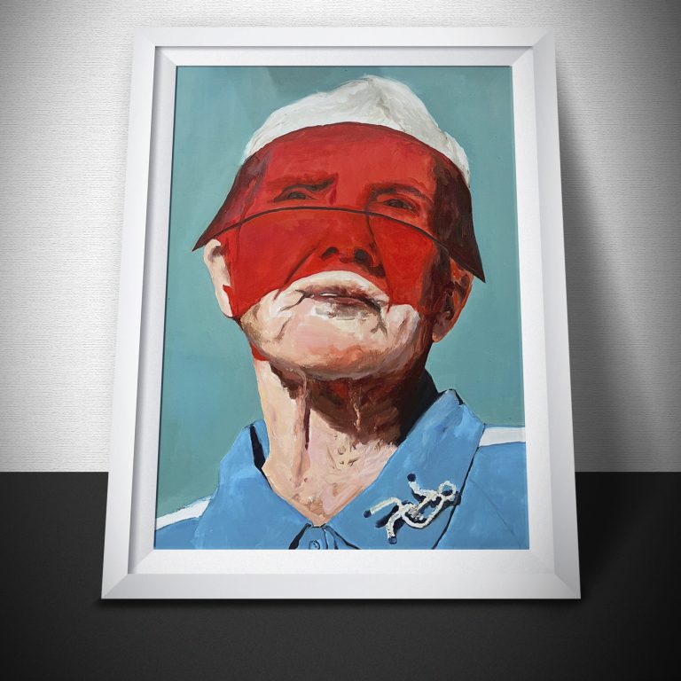 Abuela con Visera